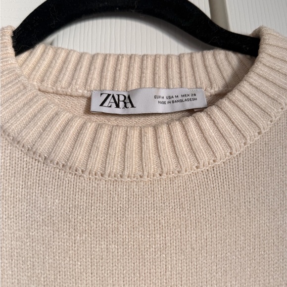 Zara Cream and Black Striped Sweater - Picture 5 of 5